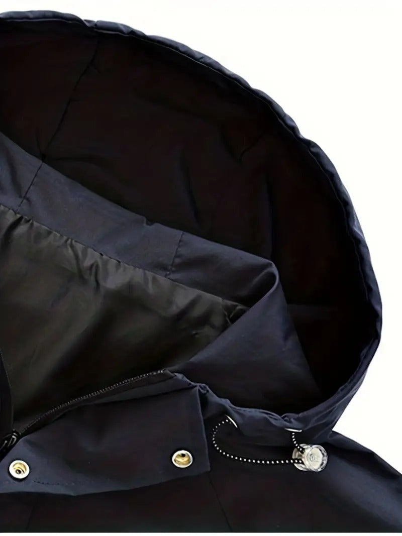 Men’s Hooded Winter Puffer Jacket – Windproof Warm Quilted Jacket