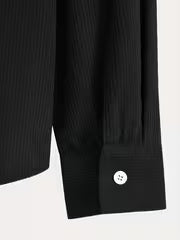 Corduroy Hooded Shirt Jacket – Casual Button-Up Hoodie