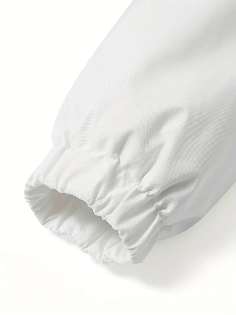 Hooded Puffer Jacket – Warm Quilted Winter Coat with Drawstring Hood