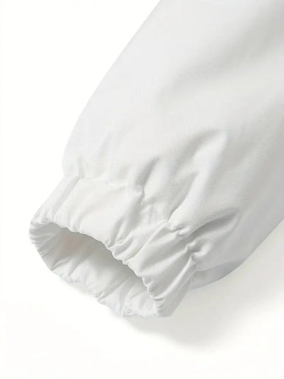 Hooded Puffer Jacket – Warm Quilted Winter Coat with Drawstring Hood