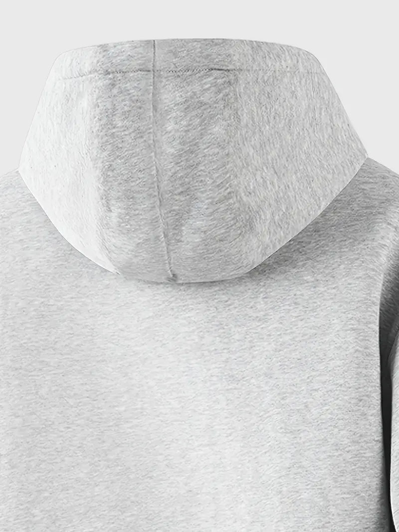 Zip-Up Hooded Jacket – Casual Lightweight Hoodie Coat