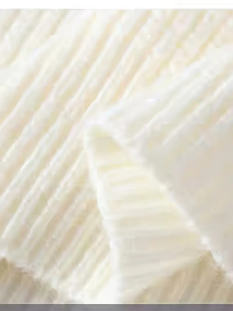 Men’s Color Block Ribbed Knit Sweater – Cream, Beige & Grey