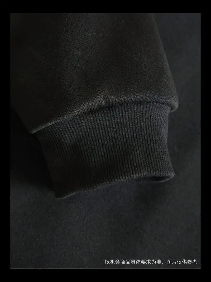 Men’s Layered Hoodie T-Shirt – Plaid Sleeve Casual Hooded Top