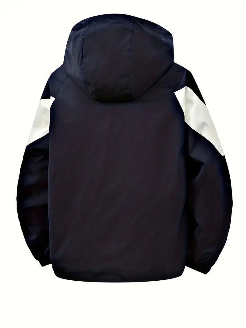 Men’s Hooded Winter Puffer Jacket – Windproof Warm Quilted Jacket