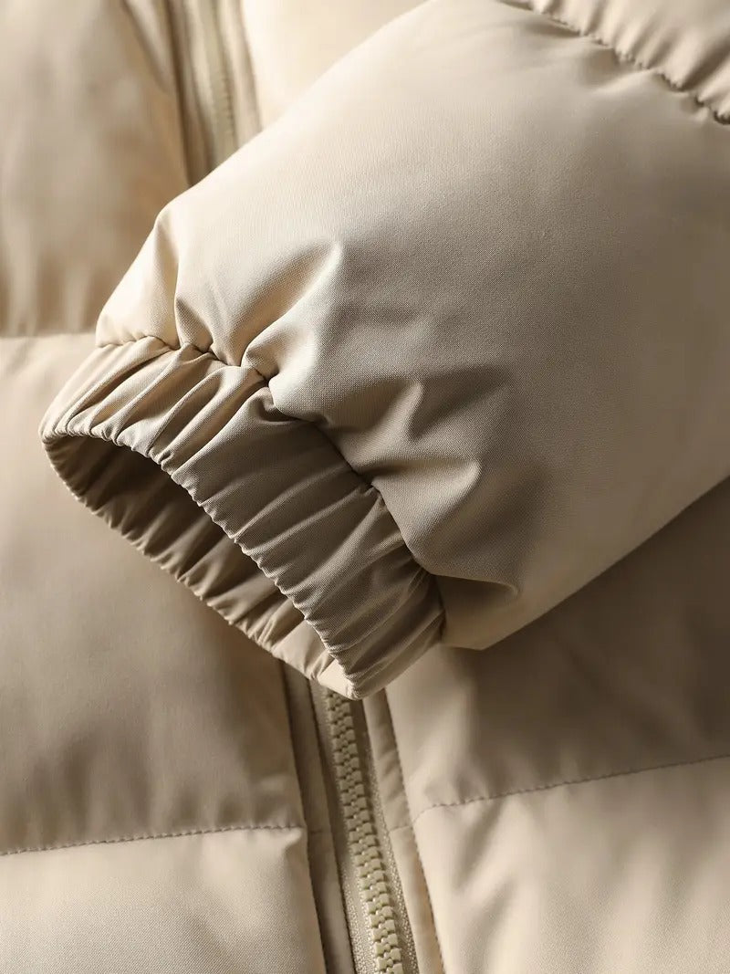 Men’s Hooded Puffer Jacket – Milano Italia Winter Jacket with Warm Padding